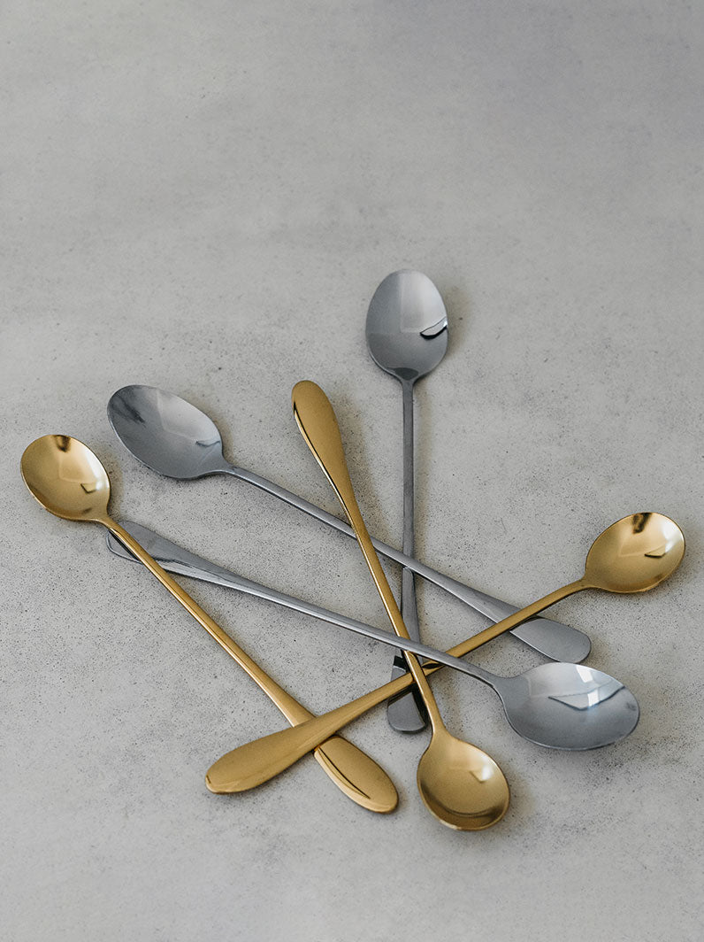 Trend-ings Latte Spoons in Gold & Silver