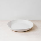 Trend-ings Acacia flat stone platter in speckled white